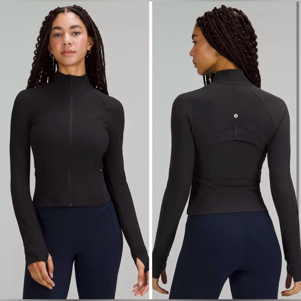LULULEMON ATHLETICA Black Define Cropped Jacket Nulu size 4 new with tags